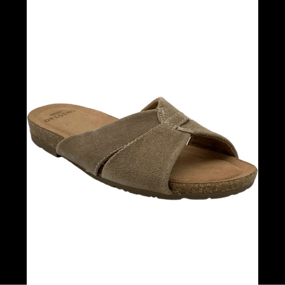 New Earth Origins Suede Sandals Lexi Sedona 10 Wide - NWT